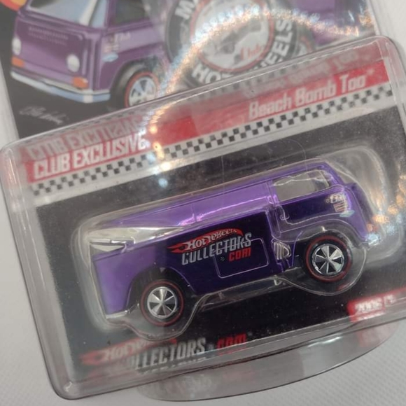 Hot Wheels RED LINE 2006 BEACH BOMB TOO PURPLE UNCOMMON CLUB EXCLUSIVE - Picture 7 of 11